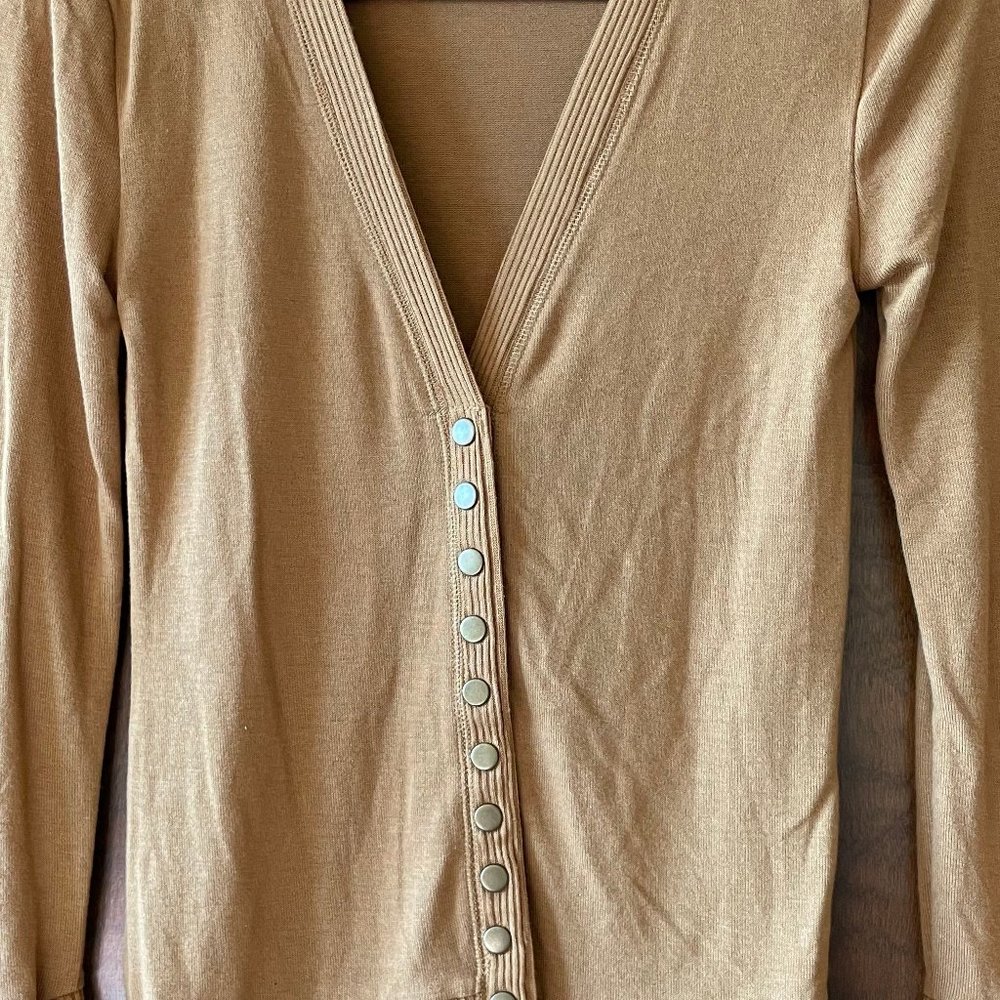 Snap Cardigan - Mocha